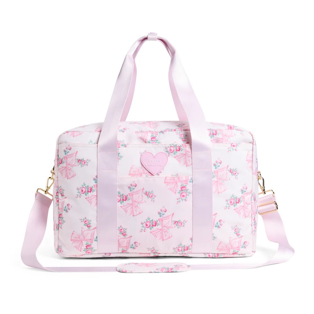 🎀LOVESHACKFANCY🎀 STATE WEEKENDER BAG FAVORITE ROSA BEAUX